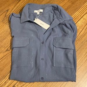 Blue Button Down
